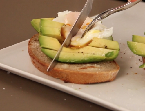 Poached eggs on avocado toast