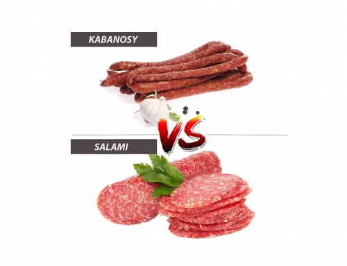 Kabanosy VS Salami